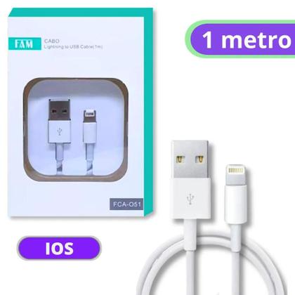 Imagem de Cabo lightning to usb cable 1 m fam fca-051