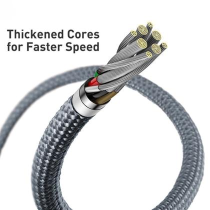 Imagem de Cabo Lightning Type-C Usb-c Pd 20w 1 metro Baseus iPhone iPad Original Branco