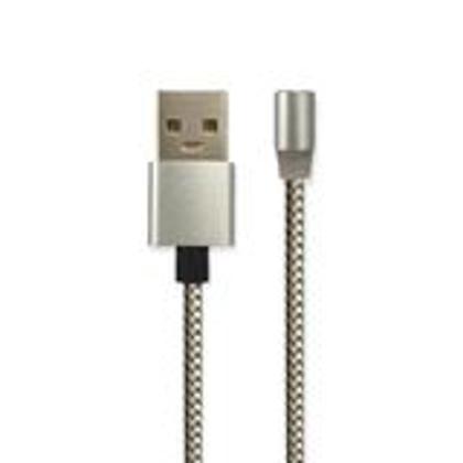 Imagem de Cabo Magnético Turbo 3 em 1 Micro Usb Tipo C e Ios Com Led Universal Kit 40 Unidades