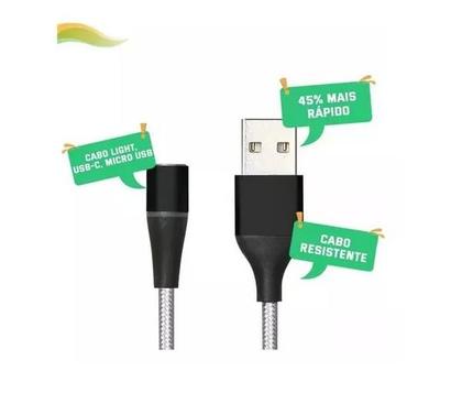 Imagem de Cabo Magnético Universal Imã E Cabo  3 Em 1