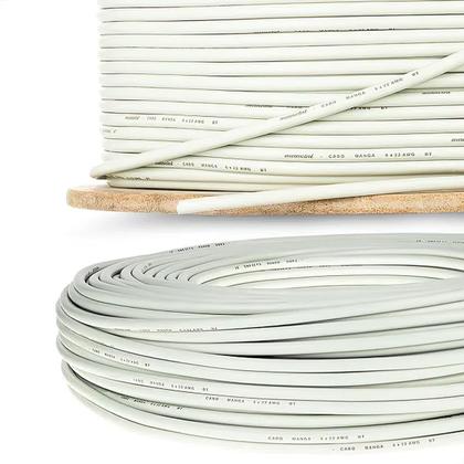 Imagem de Cabo Manga 4x26 AWG - sem Blindagem Bege - 30 Metros