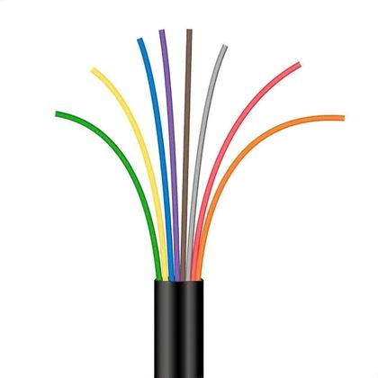 Imagem de Cabo Manga 8X26 Awg - Com Blindagem Preto - 2 Metros