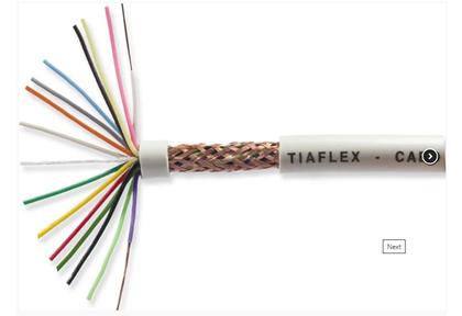 Imagem de Cabo Manga Blindado 22 AWG Tiaflex - 45 metros (Selecione o número de Vias)