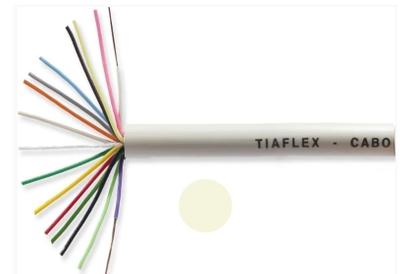 Imagem de Cabo Manga sem Blindagem 22 AWG Tiaflex - 11 metros (Selecione o número de Vias)