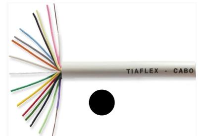 Imagem de Cabo Manga sem Blindagem 22 AWG Tiaflex - 12 metros (Selecione o número de Vias)