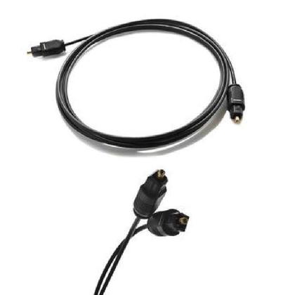 Imagem de Cabo Md9 Fibra Otica 1+1 Toslink Preto  1,0M