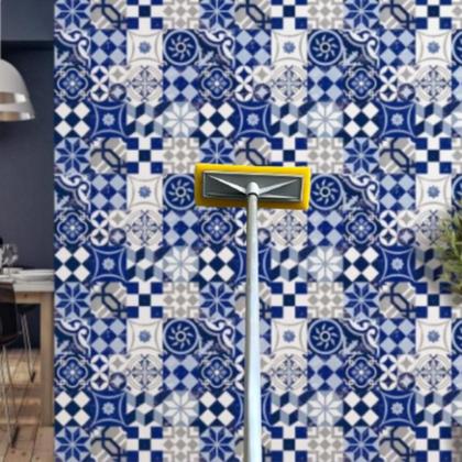 Imagem de Cabo Metal 2 Metros Com Rodo Espuma Placa Solar e Vidros