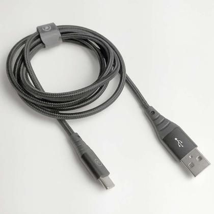 Imagem de Cabo Mfi Usb-C Para Usb Hard Cable Poliéster Preto 1,2m Iwil