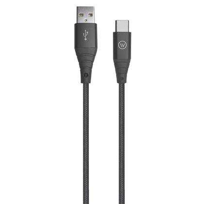 Imagem de Cabo Mfi Usb-C Para Usb Hard Cable Poliéster Preto 1,2m Iwil
