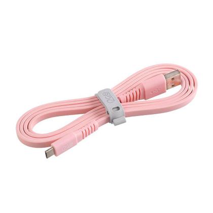 Imagem de Cabo Micro USB I2GO Flexível Basic Flat Rosa 1,2m