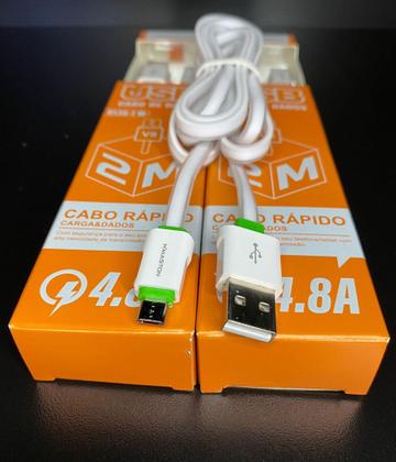 Imagem de Cabo micro usb v8 4,8A Reforçado 2 Metros - H    Maston
