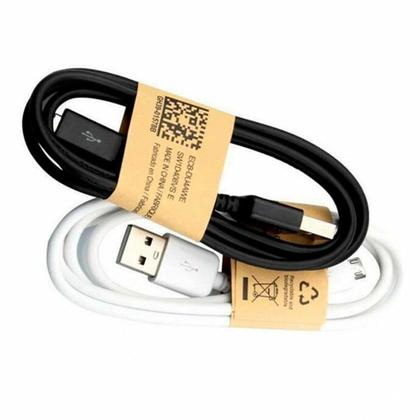 Imagem de Cabo micro usb v8 80cm carregamento compativel samsung