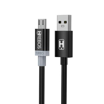 Imagem de Cabo Micro Usb V8 Carregador Turbo 3.0 Dados Celular Hrebos