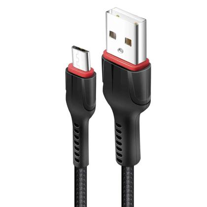 Imagem de Cabo Micro Usb V8 Turbo 1M Ultra Performance Exbom Preto