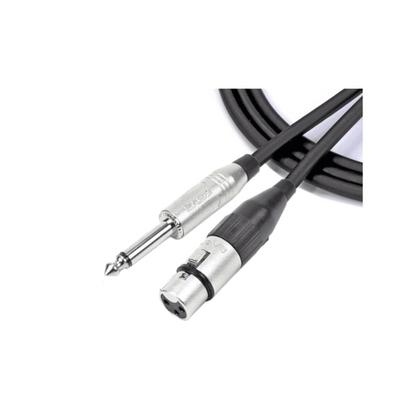 Imagem de Cabo Microfone e Violão Mono P10 para XLR Fêmea 5 Metros