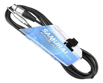 Imagem de Cabo Microfone Xlr Fêmea X P10 Macho Mono 5 Metros Blindado