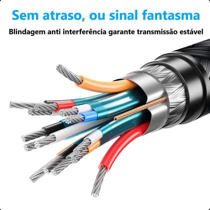 Imagem de Cabo Mini Displayport VGA  1920x1200 MDP 3 Metros Kit 2 Un