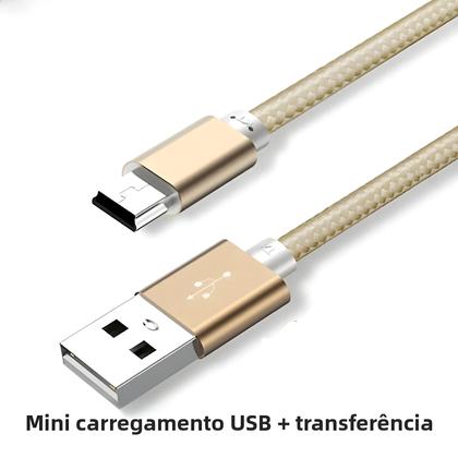 Imagem de Cabo Mini USB De Carregamento Rápido Para MP3 MP4 Player, DVR De Carro, Câmera GPS, HDD 1M 2M NNBILI
