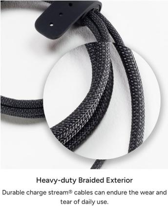 Imagem de Cabo Mophie Charge Stream USB-A para USB-C de 1 m com alça de viagem