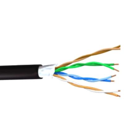 Imagem de Cabo MultiCameras 4 Pares 24 AWG Blindado Preto 100m Telecam