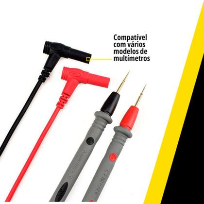 Imagem de Cabo Multímetro Ponteira De Prova Profissional