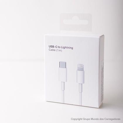 Imagem de Cabo Novo USBC 1 Metro Turbo Lightning Branco Compativel com Iphone/11/12/13/14/ipad originalfoxcom