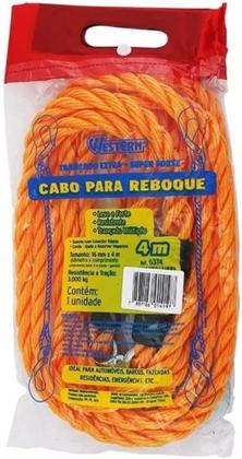 Imagem de Cabo Nylon Para Reboque 4 Metros Traçado Extra Super Forte