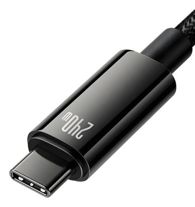 Imagem de Cabo Nylon Trançado USB-C Tipo C 240W Turbo 1 Metro A'Gold CB-53