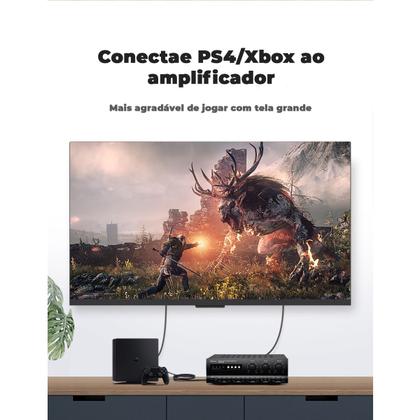 Imagem de Cabo Optico Audio Digital Toslink SPDIF Som 1,5m Vention