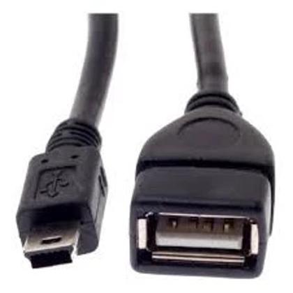 Imagem de Cabo Otg V3 Mini Usb Adap Pendrive Som Automotivo Tablet