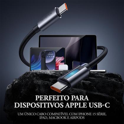 Imagem de Cabo p/ Carregador Turbo Duplo Tipo C Mcdodo 100w 20v 5a 1m