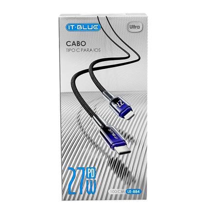 Imagem de Cabo p/iPhone Lightning IOS para USB-C Dados e Carregamento Revenda - 10 Unid