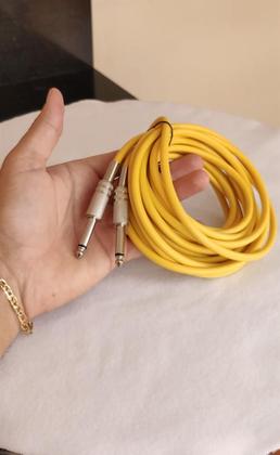 Imagem de Cabo p10  10 metros caixa de som violão guitarra profissional