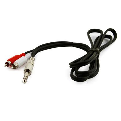 Imagem de Cabo P10 Estereo para 2 RCA - 3 Metros