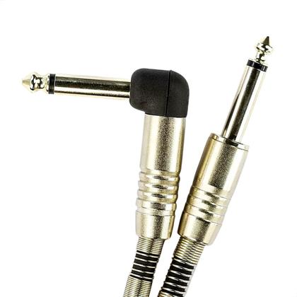 Imagem de Cabo P10 Mono Ponta 90 Graus Para P10 Mono Santo Angelo - 3 Metros