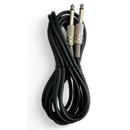 Imagem de Cabo P10 + P10 3 Metros Sem Ruído Caixa de Som Violão Contra Baixo Teclado
