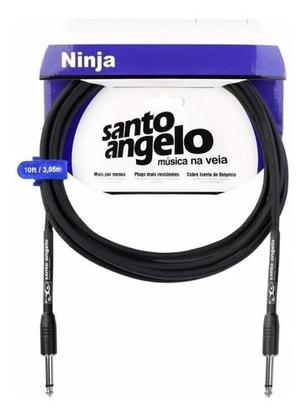 Imagem de Cabo P10 Santo Angelo 3,05m Guitarra Baixo Teclado 10f Ninja