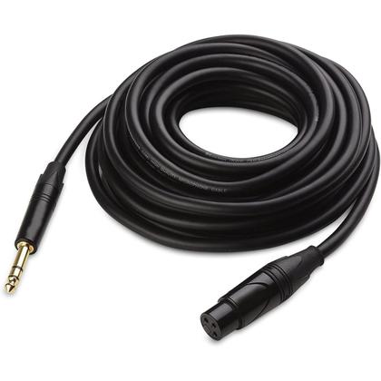 Imagem de Cabo P10 Stereo XLR Femea 3 Metros Cobre Ofc Kit 2 Un