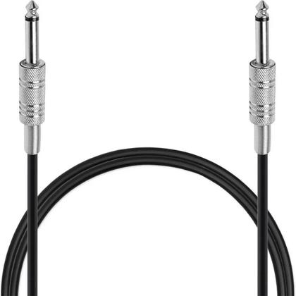 Cabo P10 x p10 Mono para Instrumento Violão Guitarra Baixo 1 Metro Metal - Mxt Imagem de Cabo P10 x p10 Mono para Instrumento Violão Guitarra Baixo 1 Metro Metal