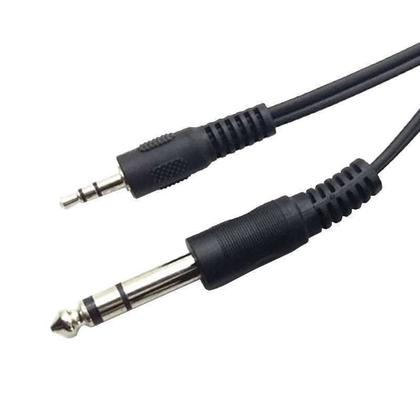 Imagem de Cabo P2 Macho X P10 Macho 3mt Comprimento Estéreo