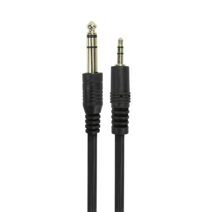 Imagem de Cabo p2+p10 plastico - p2 estereo + p10 estereo 5m