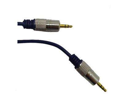 Imagem de Cabo P2 + P2 St Metal Profissional - Cabo Azul- 2m Tebera