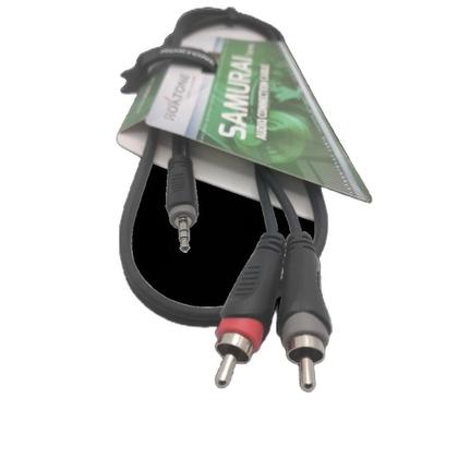 Imagem de Cabo p2 stereo + 2 rca roxtone 1m rayc150l1/palco
