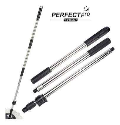 Imagem de Cabo Para Balde Perfect Mop 1,60 Mts Aço Inox e Refil Extra Microfibra