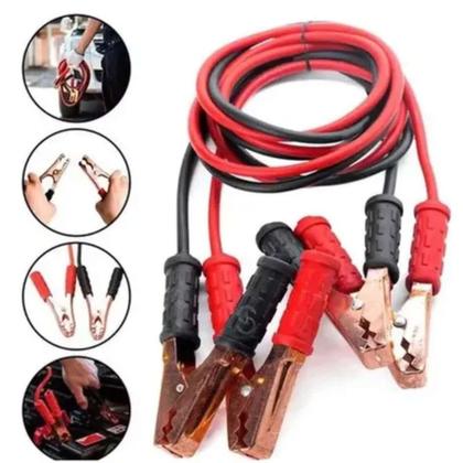 Imagem de Cabo Para Bateria Automotiva Resistente Bom Para Emergência Entrega Relâmpago