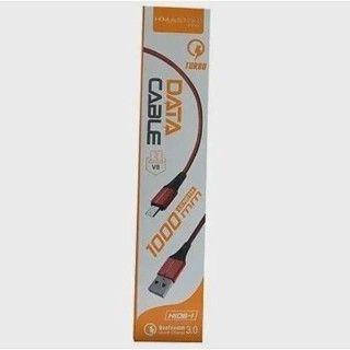 Imagem de Cabo para carregador carga e dados turbo v8 micro usb 4.8a hi06i