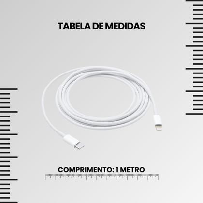 Imagem de Cabo Para Carregador Compativel iPhone 14 13 12 11 X Lightning MFI Turbo Reforçado + Protetor Cabos