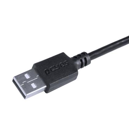 Imagem de Cabo para Celular Smartphone Micro USB para USB a 2.0 50 CM Preto - PMUAP-05