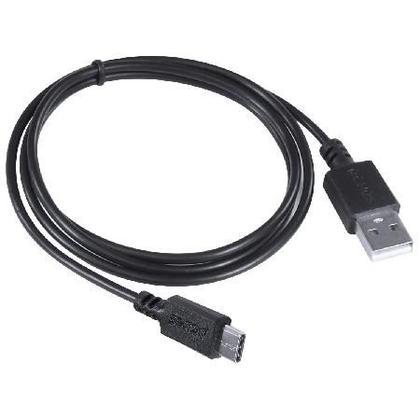 Imagem de Cabo Para Celular Smartphone Usb A 2.0  Para Usb Tipo C 1 Metro Preto - Puacp-01