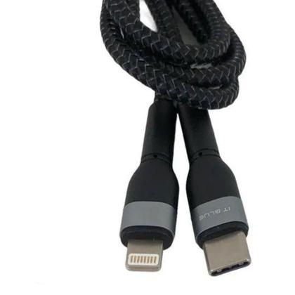 Imagem de Cabo para Celular Type C +  Lightning  1M 2.4A LE-844 - It-Blue